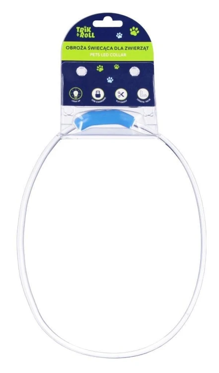 Obroża świecąca LED USD 55cm