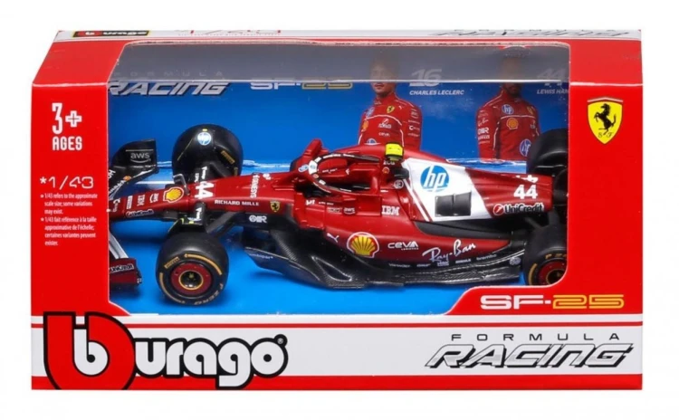 Ferrari Formula Without Helmet & Plastic Stand