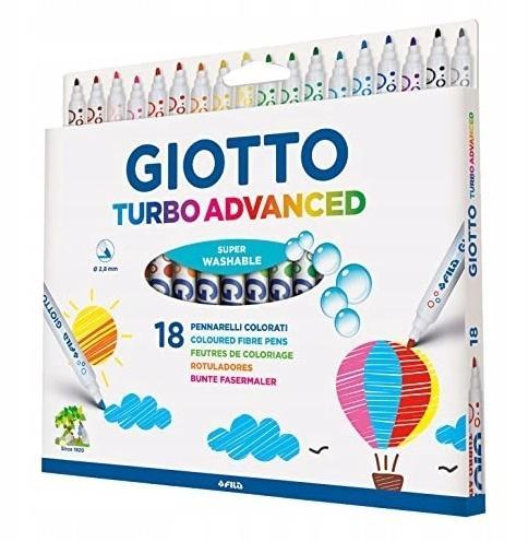 Pisaki Turbo Advanced 18 kolorów GIOTTO, Giotto