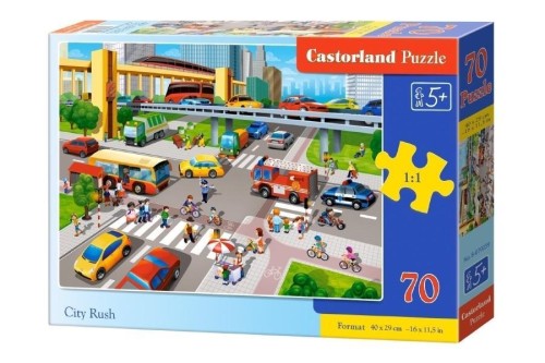 Puzzle 70 City Rush CASTOR, Castorland
