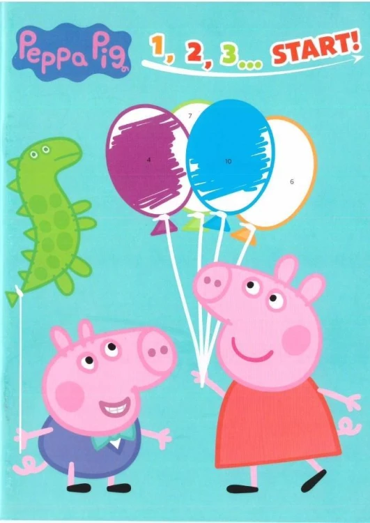 Świnka Peppa 1, 2, 3... start!, praca zbiorowa