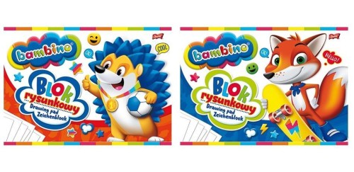 Blok rysunkowy A4/20K (10szt) BAMBINO, ST-MAJEWSKI