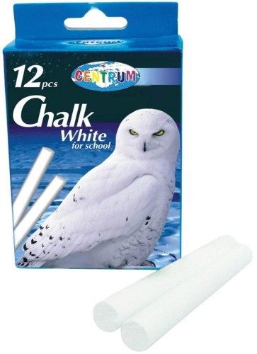 Kreda tablicowa biała12szt 80370, Centrum