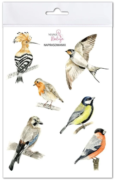 Naprasowanki Ptaki 2, Mama Maluje