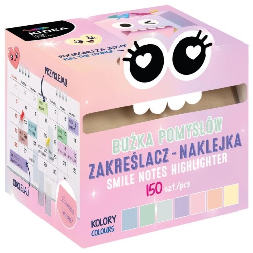 Karteczki indeksujące w rolce KIDEA, DERFORM