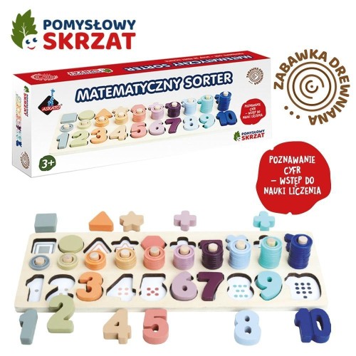 Pomysłowy skrzat - matematyczny sorter, Askato