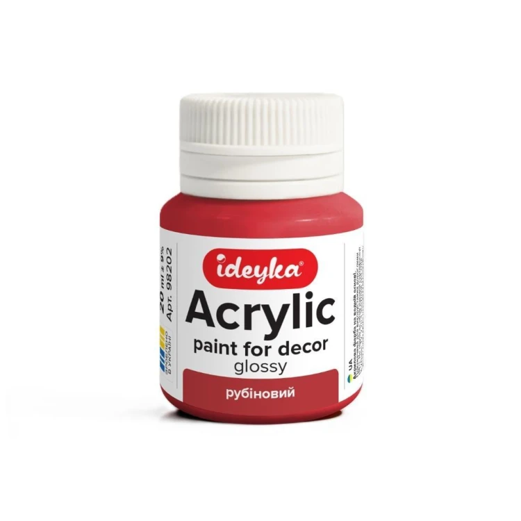 Farba akrylowa Rubin 20ml, Ideyka