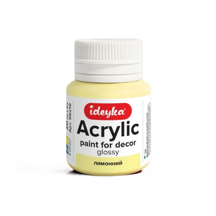 Farba akrylowa Cytryna 20ml, Ideyka