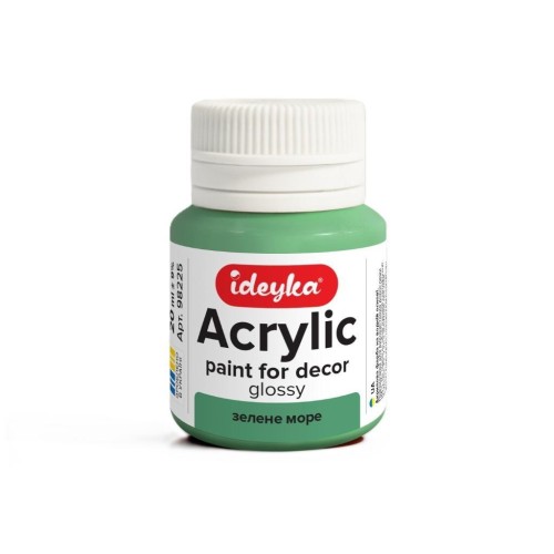 Farba akrylowa Zielone morze 20ml, Ideyka