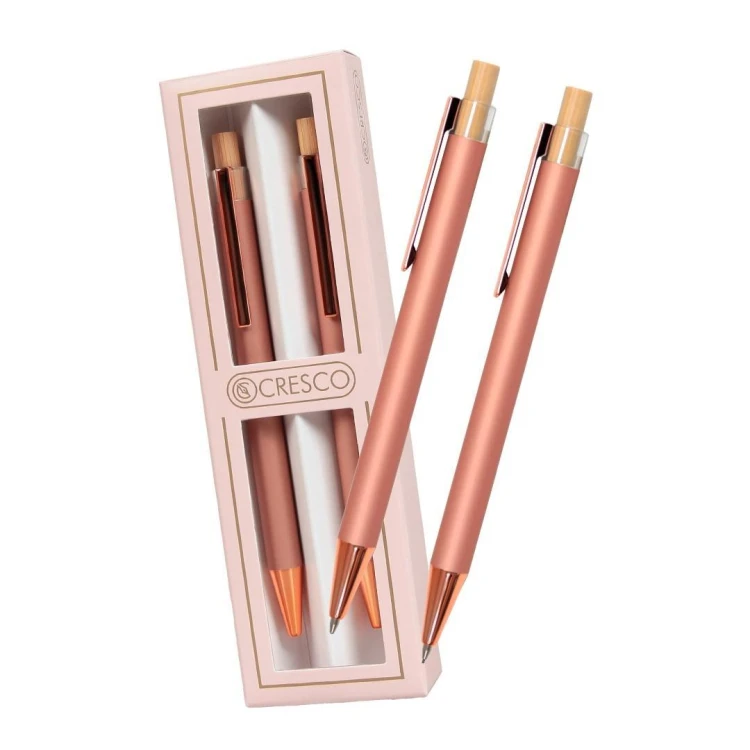 Długopis + ołówek Dyplomat różowy Gift Box, Cresco