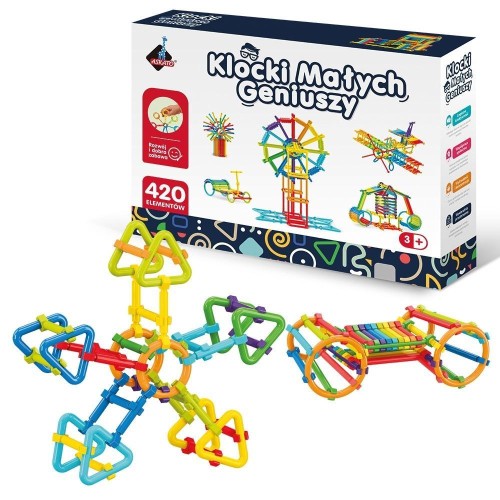 Klocki małych geniuszy patyki 420el, Askato