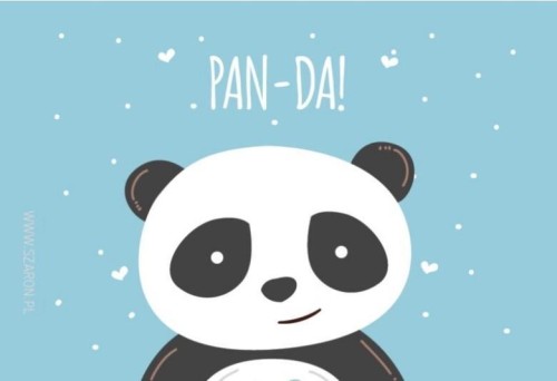 Magnes na lodówkę - Pan da!, Szaron