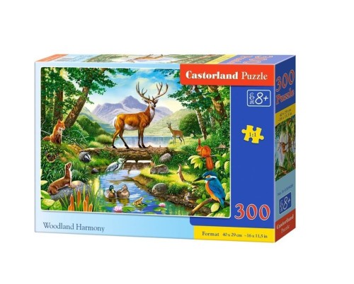 Puzzle 300 Woodland Harmony CASTOR, Castorland