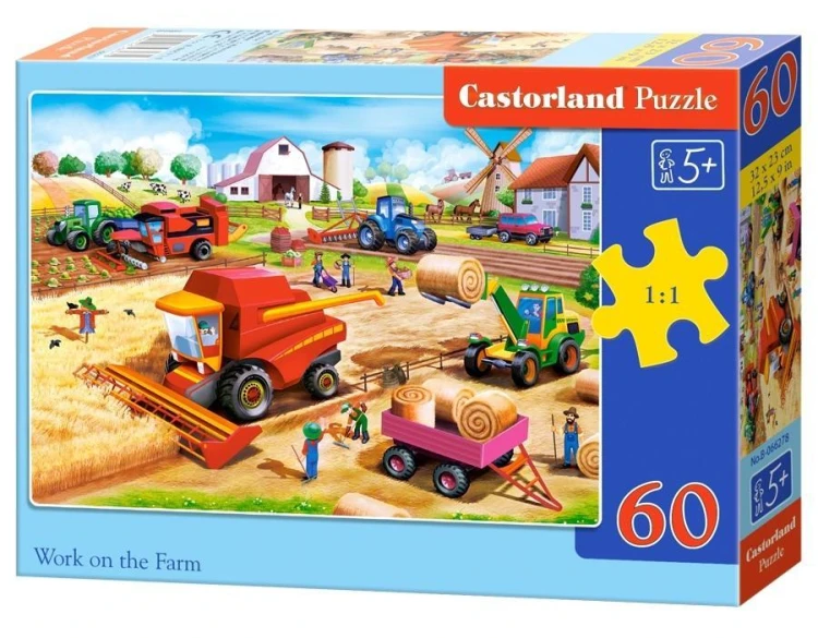 Puzzle 60 Work on the Farm CASTOR, Castorland