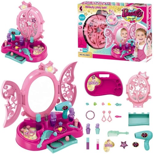 Toaletka zestaw piękności światło dźwięk, Trifox