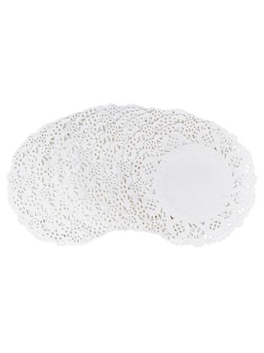 Serwetki dekoracyjne białe FSC śr. 30cm 12szt