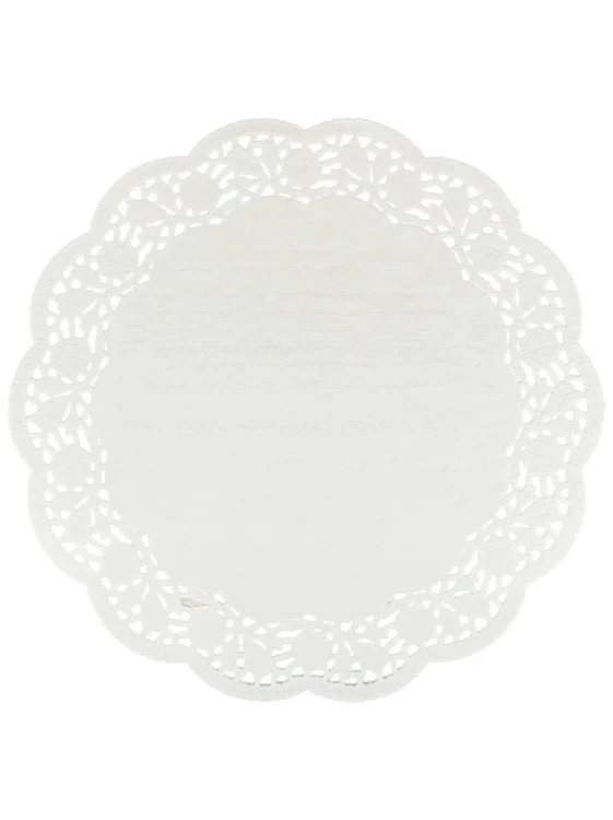 Serwetki dekoracyjne białe FSC śr. 36cm 12szt