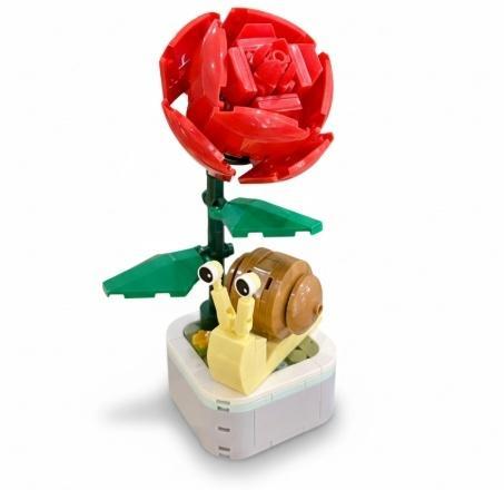 Klocki kwiaty 178el, Merkpol