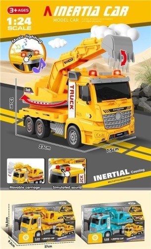 Auto budowlane ze światłem i dźwiękiem, Merkpol