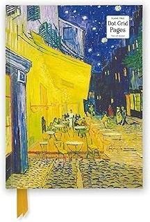 Notatnik A5 kropki TW Taras kawiarni w nocy