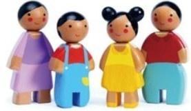 Rodzinka Sunny Doll drewniane, Tender Leaf Toys