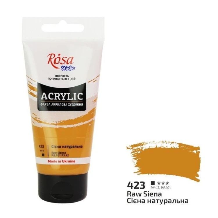 Farba akrylowa sienna 423 75ml, Rosa