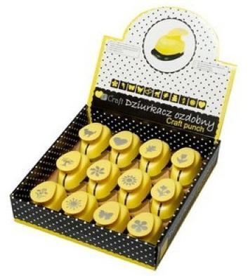 Dziurkacz ozdobny 2,5cm Display (12szt), Dalprint