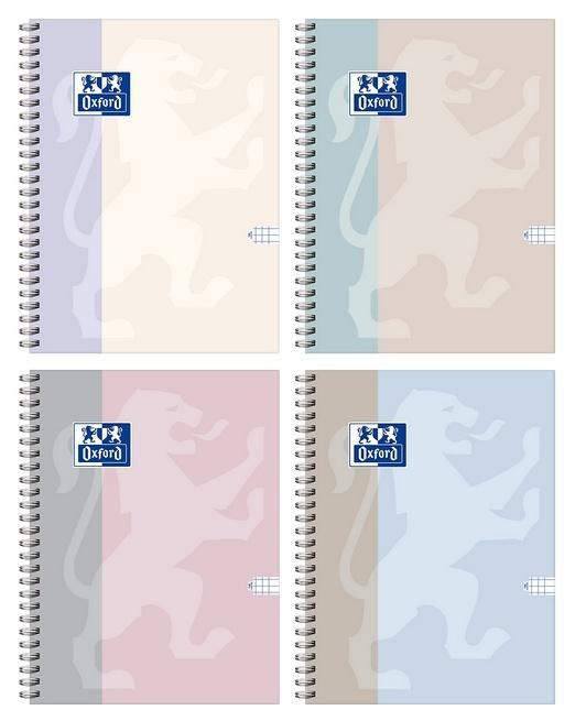 Kołozeszyt B5/100K kratka B-light (5szt) OXFORD