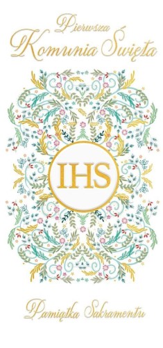 Pudełko DL pamiątkowe Komunia Pattern