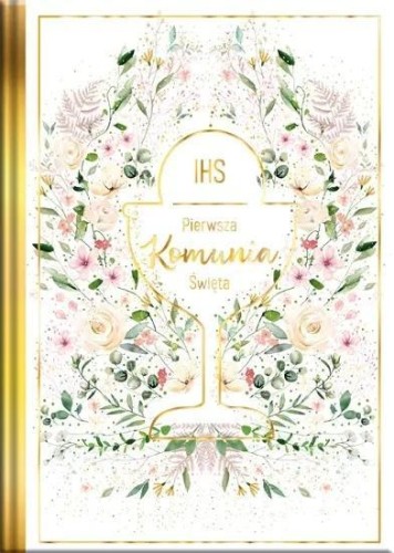 Książeczka A5 Pamiątka Komunijna. Kielich