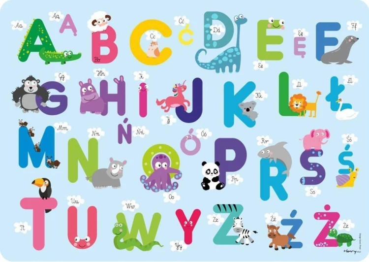 Podkładka na biurko - Alfabet, Henry