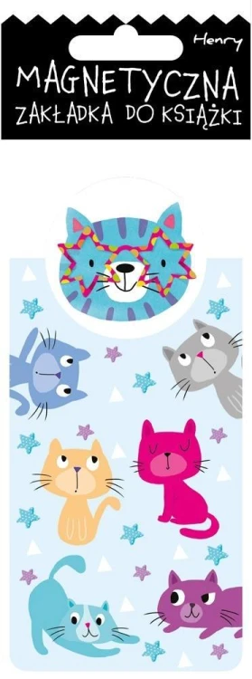 Zakładka magnetyczna - Koty, Henry