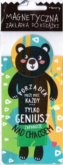 Zakładka magnetyczna - Misiek porządek, Henry