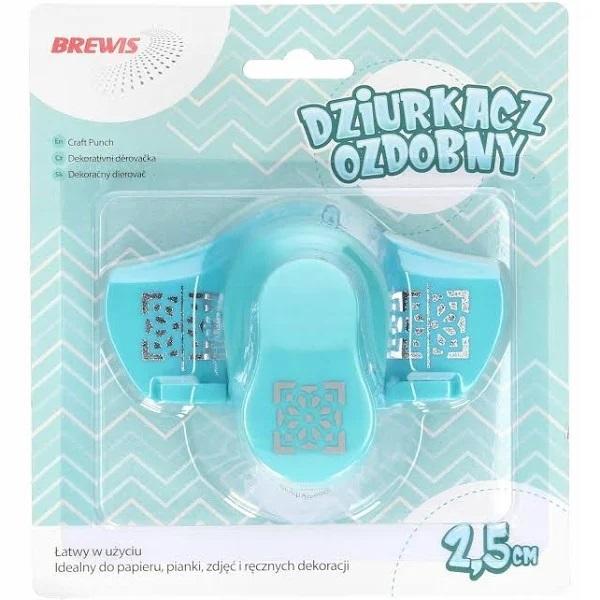 Dziurkacz ozdobny brzegowy - Rozeta 2,5cm, Brewis