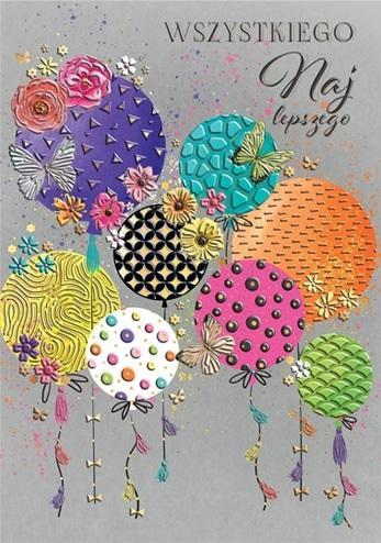 Karnet A5 Jaskrawe Balony