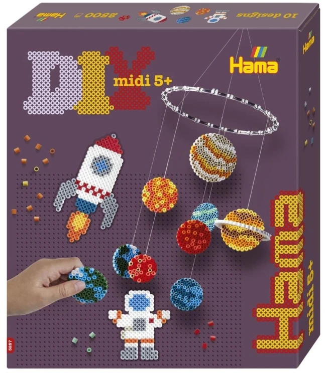 Koraliki Świnka Kosmos 3D 2500, Hama