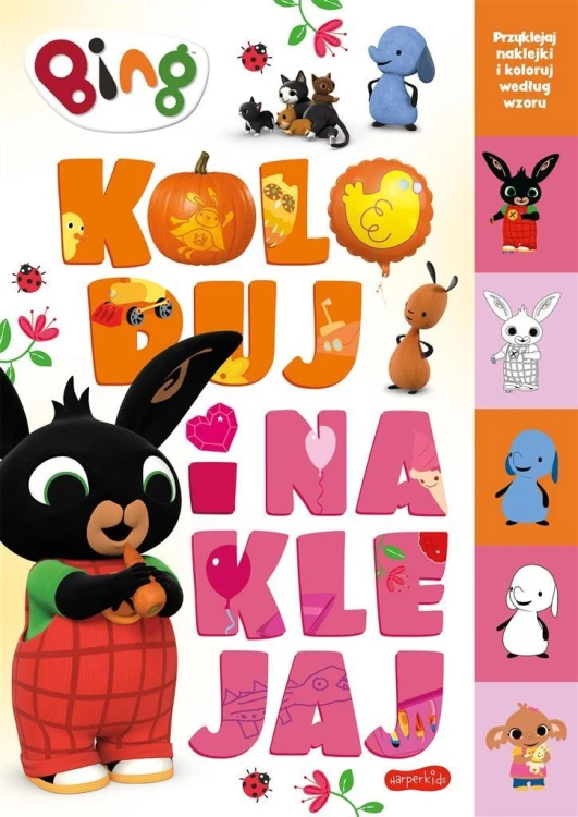 Bing. Koloruj i naklejaj 2, praca zbiorowa