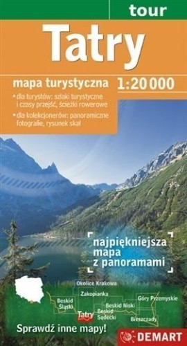 Mapa - Tatry 1:20 000, praca zbiorowa
