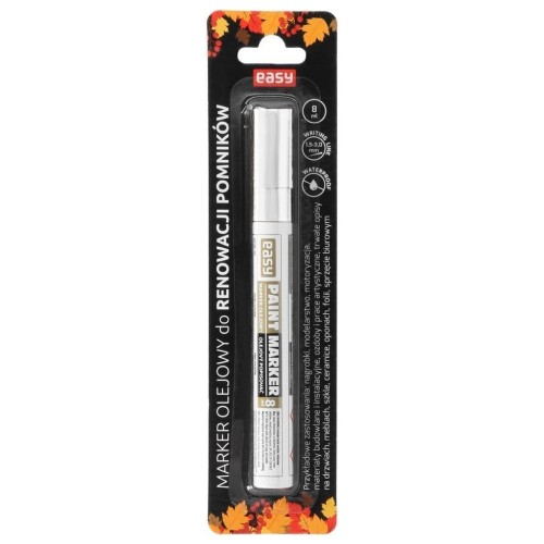 Marker olejowy biały EASY, Easy Stationery