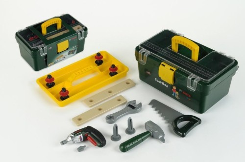 Skrzynka z narzędziami i wkrętarką Bosch, Klein