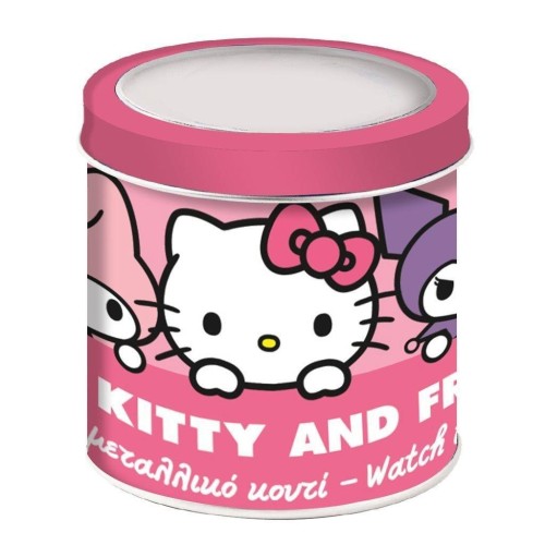 Zegarek analogowy w puszce Hello Kitty, Diakakis