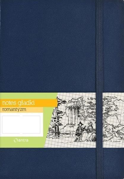 Notes A5 Gładki Romantyzm Granatowy ANTRA, Antra