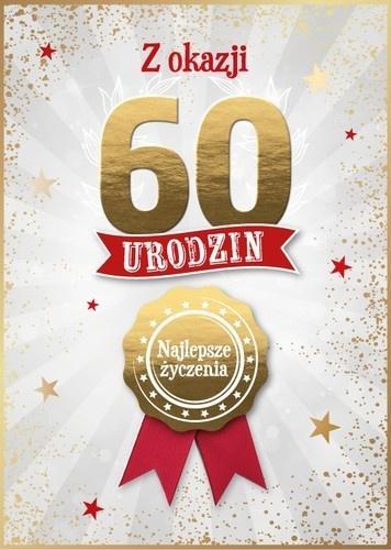 Karnet Urodziny 60