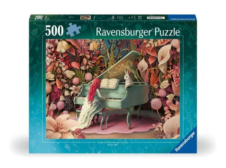 Puzzle 2D: Bajkowy fortepian 500el, Ravensburger