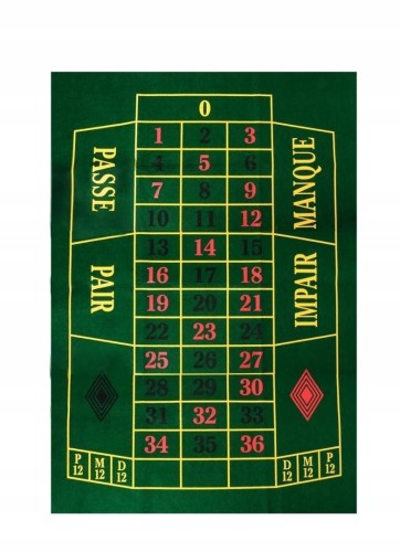 Mata do Ruletki z Filcu 130x90cm, Quint