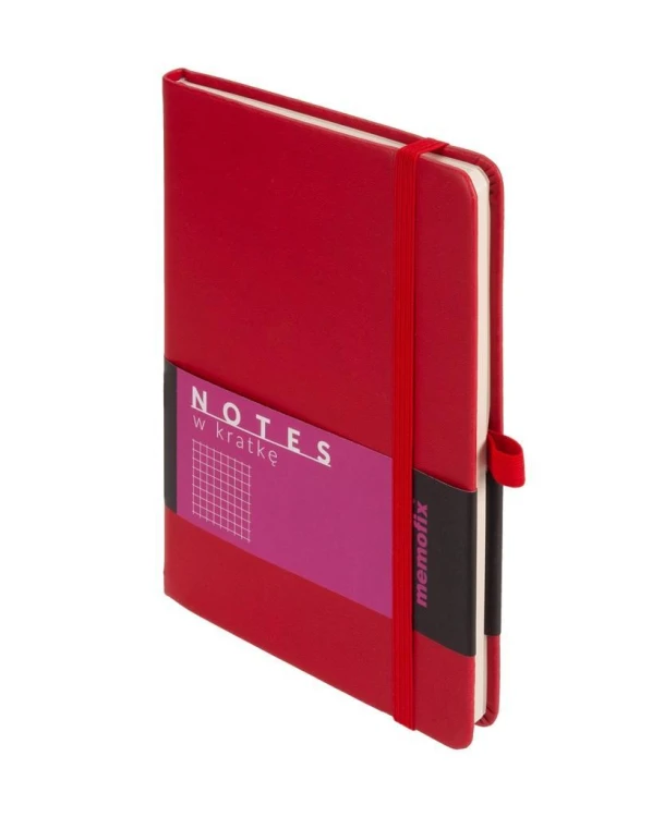 Notes Memofix B6 kratka czerwony, Antra