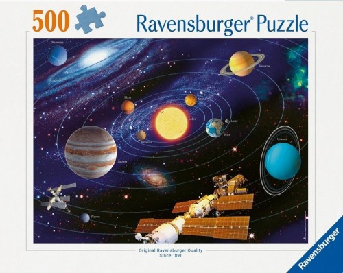 Puzzle 2D 500 Układ słoneczny, Ravensburger