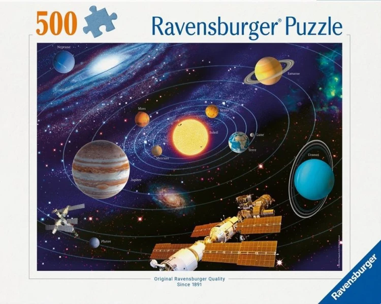 Puzzle 2D 500 Układ słoneczny, Ravensburger