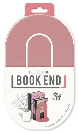 Book End Podpórka pod książki pudrowy róż, IF
