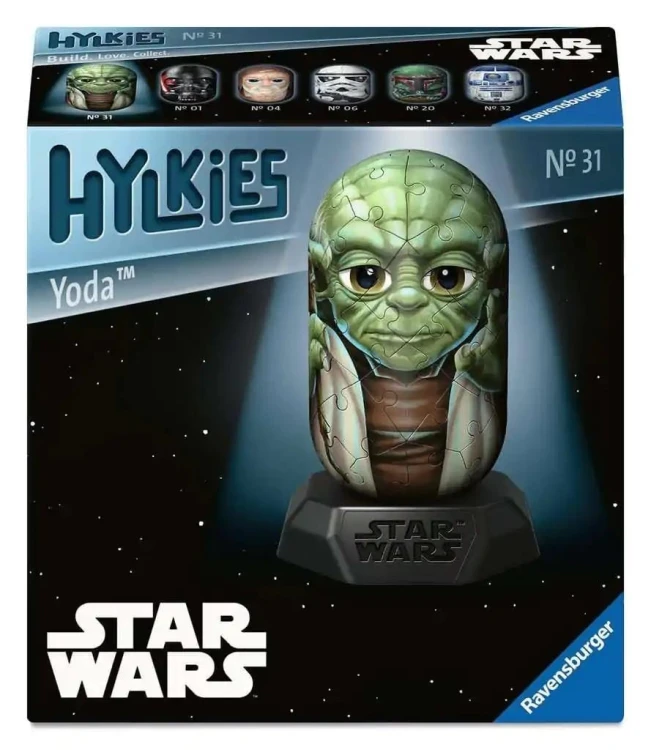Puzzle 3D Hylkies: Star Wars Yoda, Ravensburger